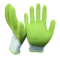 Doublure en polycoton de calibre 10 NMSAFETY Gants 3/4 en latex de couleur verte